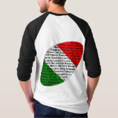 American Football Players T-Shirt (Rückseite)