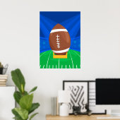 American Football Poster (Heimbüro)