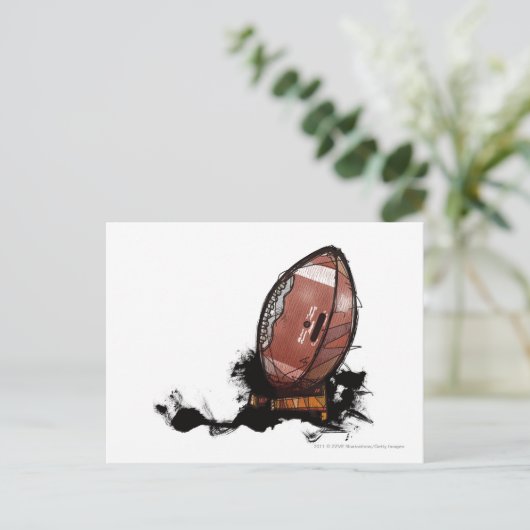 American Football Postkarte (Stehend Vorderseite)