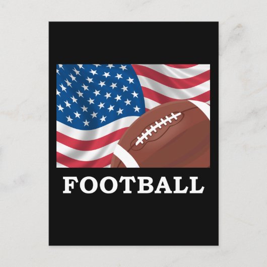 American Football Postkarte (Vorderseite)
