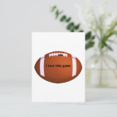American Football Postkarte (Stehend Vorderseite)