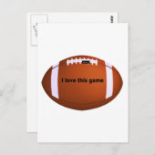 American Football Postkarte (Vorne/Hinten)