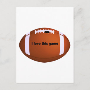 American Football Postkarte