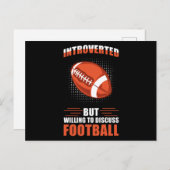 American Football Postkarte (Vorne/Hinten)