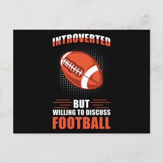 American Football Postkarte (Vorderseite)