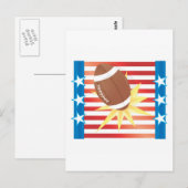 American Football Postkarte (Vorne/Hinten)