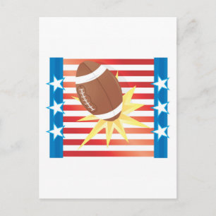 American Football Postkarte