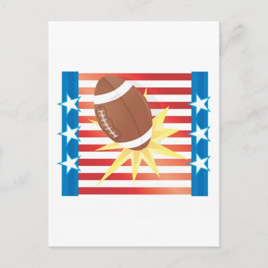 American Football Postkarte (Vorderseite)
