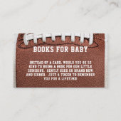 American Football Request Books for Baby Shooter Begleitkarte (Vorderseite)