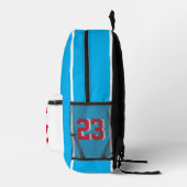 American Football Rucksack Schwarzer Himmelssack (Rechts)