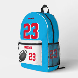 American Football Rucksack Schwarzer Himmelssack