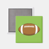 American Football Rugby Ball Magnet (Vorderseite/Rückseite)