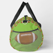 American Football Rugby Ball Pattern Duffle Bag (Rechts)