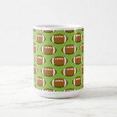 American Football Rugby Ball Pattern Kaffeetasse (Mittel)