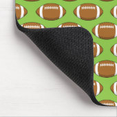 American Football Rugby Ball Pattern Mousepad (Ecke)