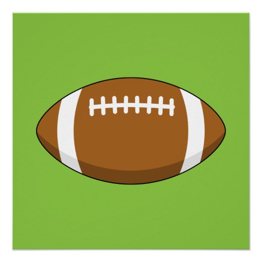 American Football Rugby Ball Poster (Vorderseite)