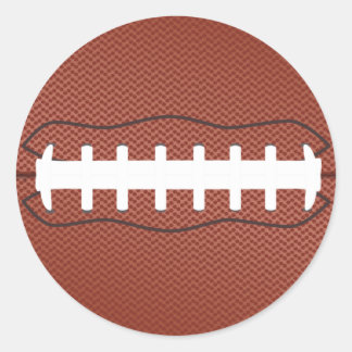 American Football Runder Aufkleber