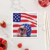 American Football Serviette (Beispiel)