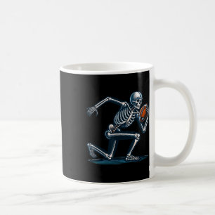 American Football Skeleton Boys Men Football Fan H Kaffeetasse