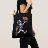 American Football Skeleton Halloween Football Tasche (Von Nahem)