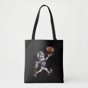 American Football Skelett Halloween Football  Tasche