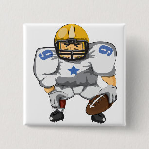 American Football-Spieler Button