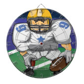 American Football-Spieler Dartscheibe (vorne)