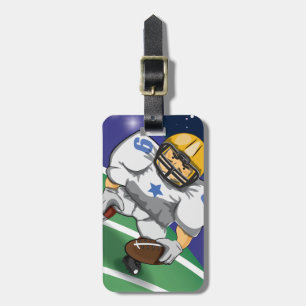 American-Football-Spieler Gepäckanhänger