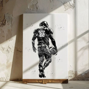 American-Football-Spieler Leinwanddruck