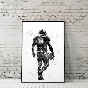 American-Football-Spieler Poster