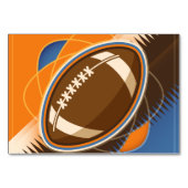 American Football Sport Ball Game Tischnummer (Rückseite)