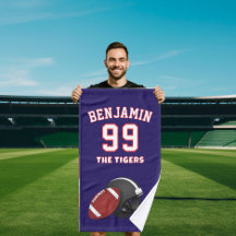 American Football Sporthandtuch, Trainerbadtuch