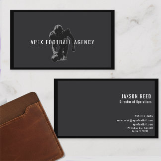 American Football Sports Management-modern Visitenkarte