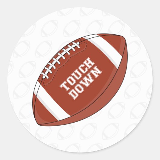 American Football Sticker Sheet (Vorderseite)