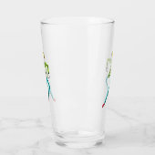 American Football Stickman Glas (Links)