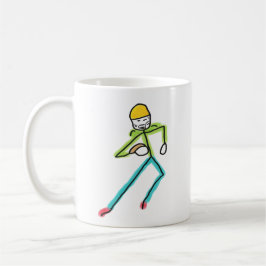 American Football Stickman Kaffeetasse