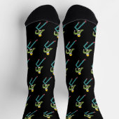 American Football Stickman Socken (Oben)