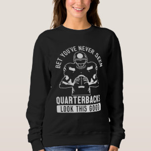 American Football stolzer Quarterback Footballspie Sweatshirt