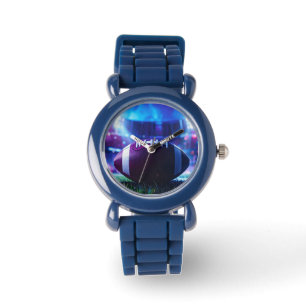 American Football Super Bowl Blue Watch Armbanduhr