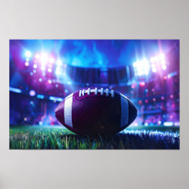American Football Super Bowl Poster
