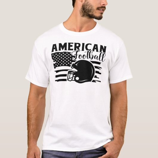 American football T-Shirt (Vorderseite)