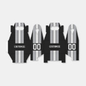 American Football Team Farben Schwarz und Silber Geschenkschachtel (Ungefaltet)