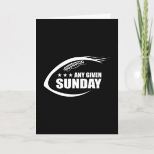 American Football Team Game Funny Sports Geschenk Karte