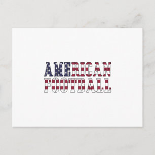 American Football Team Sports USA Game Funny Gift Postkarte