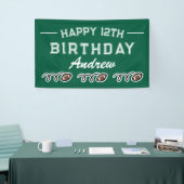 American Football Theme Happy Birthday Party Banner (Messeveranstaltung)