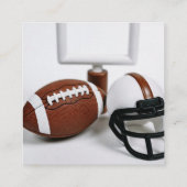 American football–themed birthday invitation begleitkarte (Rückseite)