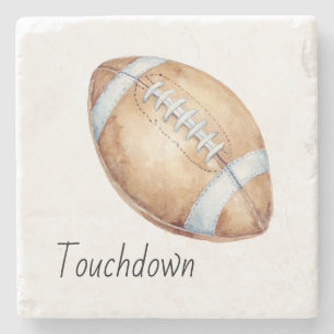 American-Football-Touchdown Steinuntersetzer