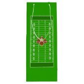 American Football Turkey Day Erntedank Sports Geschenktüte Für Weinflaschen (Rückseite)