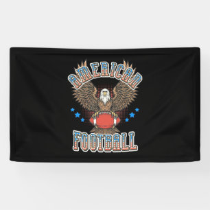 American Football USA Flag Banner