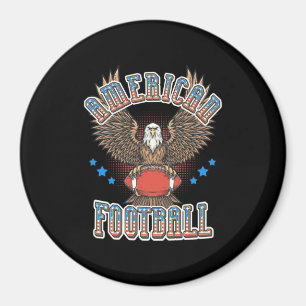 American Football USA Flag Magnet